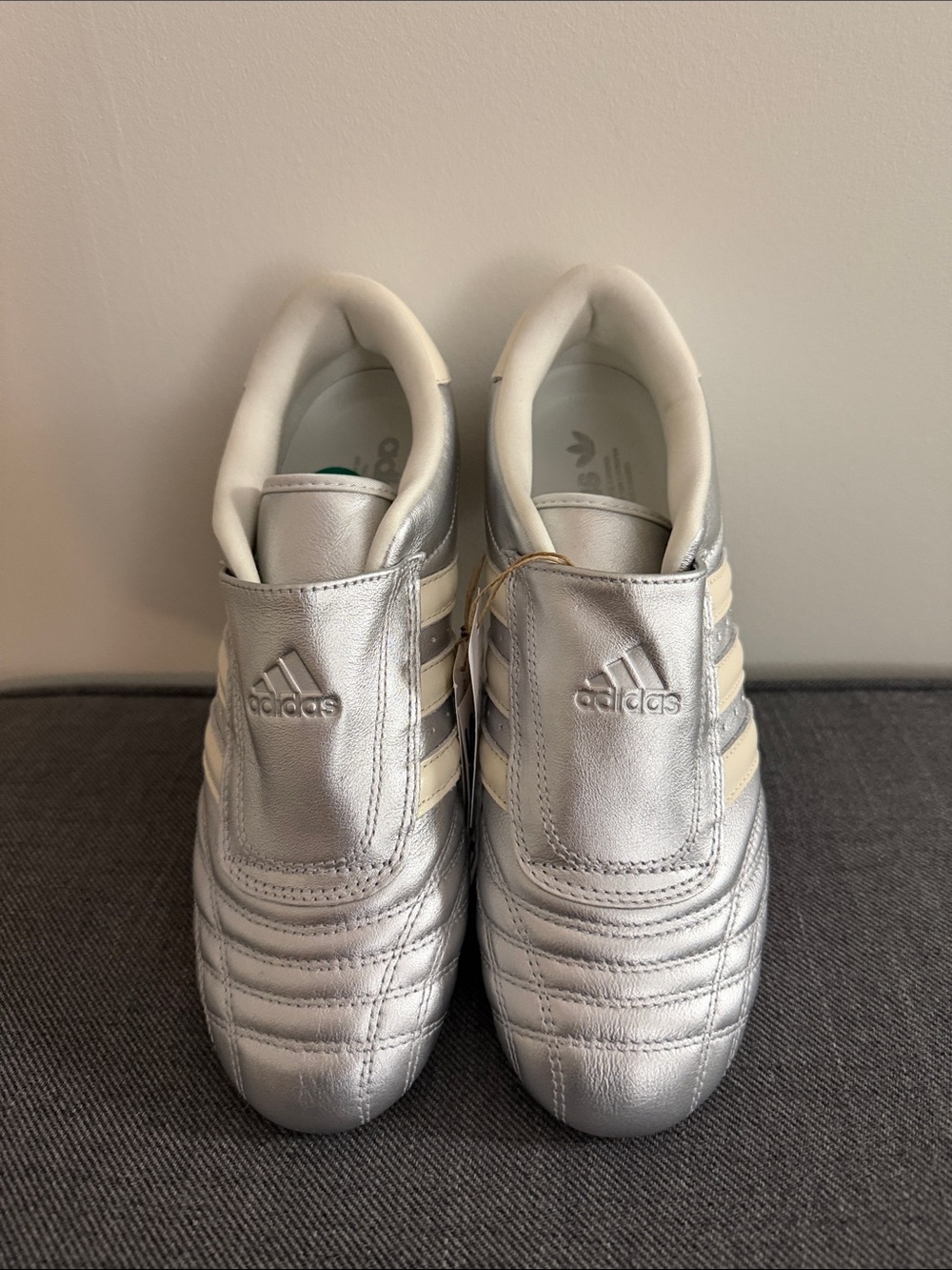 NWT Adidas Taekwondo Silver Metallic Women's Shoes JS4023 size 7.5 - Picture 8 of 16